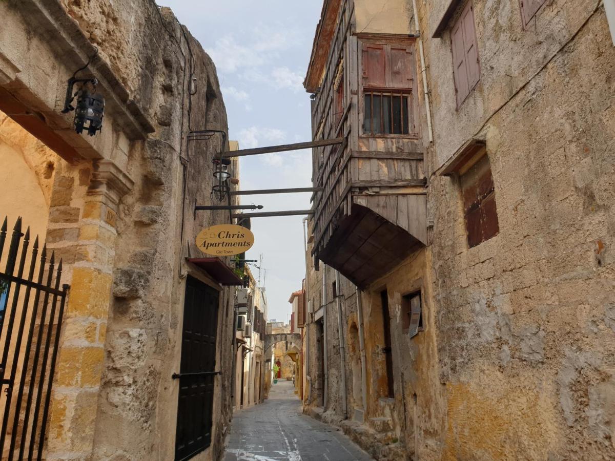 Chris Αpartments Old Town Rhodes City Exterior foto